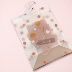 Bolsa de Regalo Transparente Flores Vintage - Imagen 4