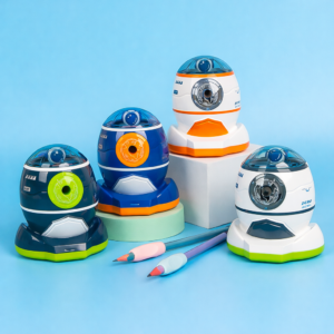 Sacapuntas Manual con Recipiente Astronauta