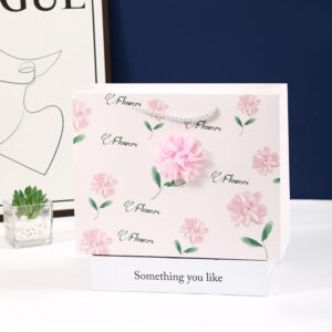 Bolsas de Regalo Mediana Flores y Corazones - Imagen 4
