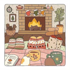 Libro para Colorear Bobbie Goods – Fuzzy Hygge pascua - Imagen 4