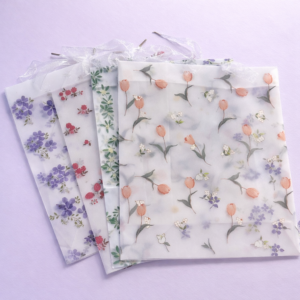 Bolsa de Regalo Transparente de Flores