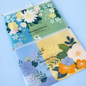 🌸 Bolsa Carpeta con Cremallera – Diseño Flor 🌸 - Imagen 3