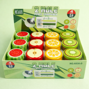 Sacapuntas con Depósito Diseño Fruta