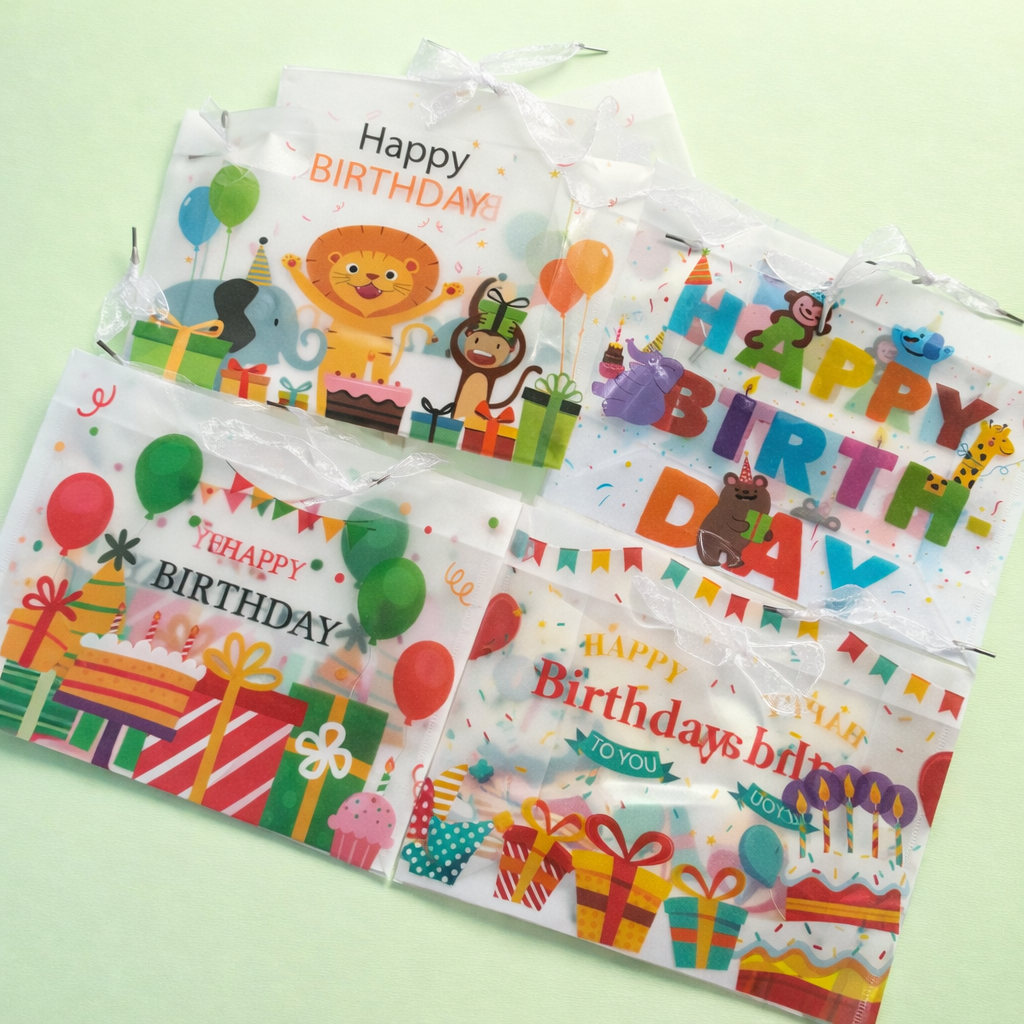 Bolsa Transparente Cumpleaños