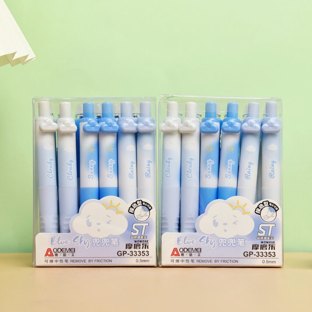 Caja de Lápiz Tinta Gel Nube