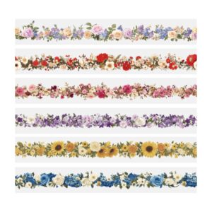 Washi Tape Transparente de Flores - Imagen 2