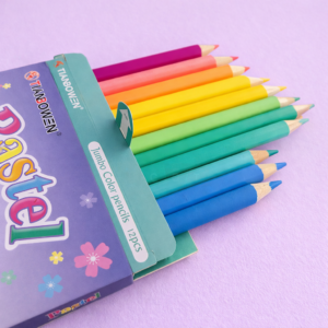 Lápices de Colores Pastel Jumbo – Set 12 Piezas - Imagen 4