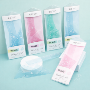 Set de Regla Color Pastel  4 Piezas