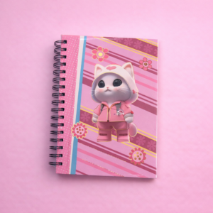 Libreta con Línea Kawaii Osito y Gatito - Imagen 2