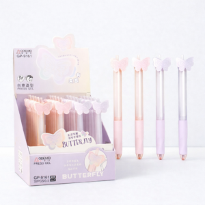 Lápiz Tinta Gel Figura Mariposa