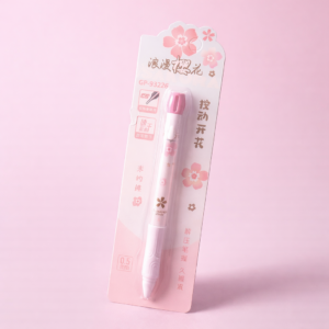 Lápiz Tinta Gel Delgado Flor Sakura