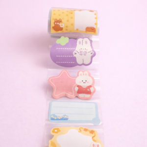 Caja de Post-it Adhesivos conejito Transparente