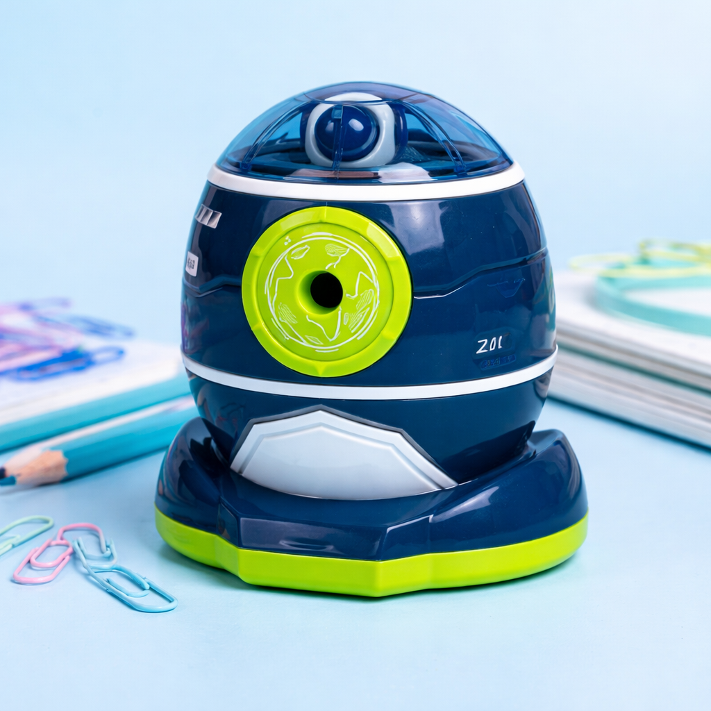 Sacapuntas Manual con Recipiente Astronauta