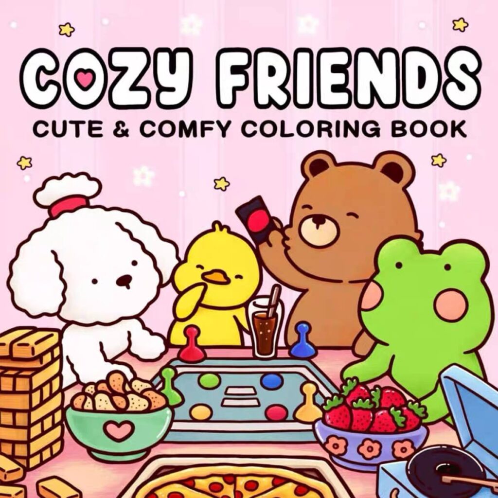Libro para Colorear Bobbie Goods – Cozy Friends