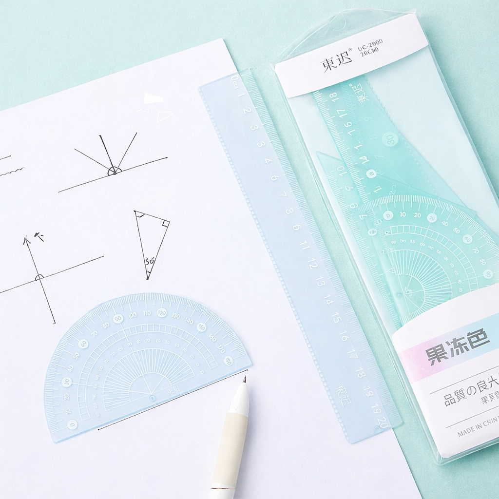 Set de Regla Color Pastel 4 Piezas 5 Set de Regla Color Pastel 4 Piezas - Imagen 5