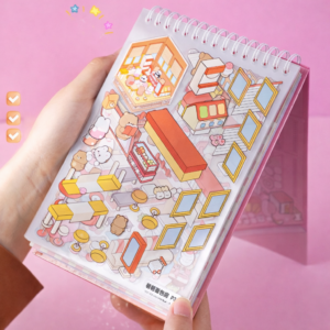 Libreta Argollada de Stickers Escenario