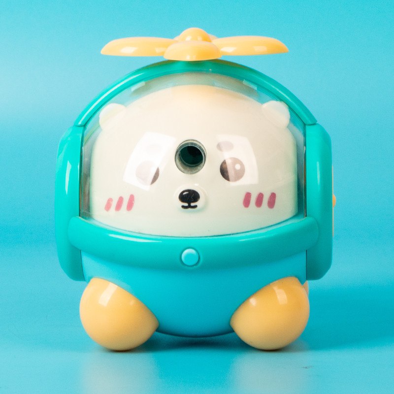 Sacapuntas Manual con Recipiente Forma de Huevo 2 Sacapuntas Manual con Recipiente Forma de Huevo - Imagen 2