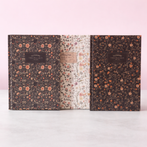 Libreta Grande Tapa Dura Floral