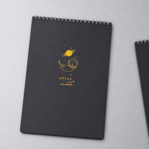 Libreta Argollada Hojas Negras - Imagen 3