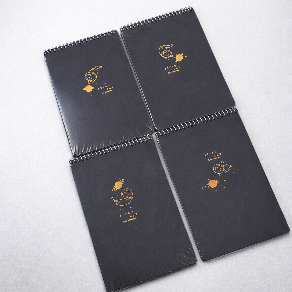 Libreta Argollada Hojas Negras