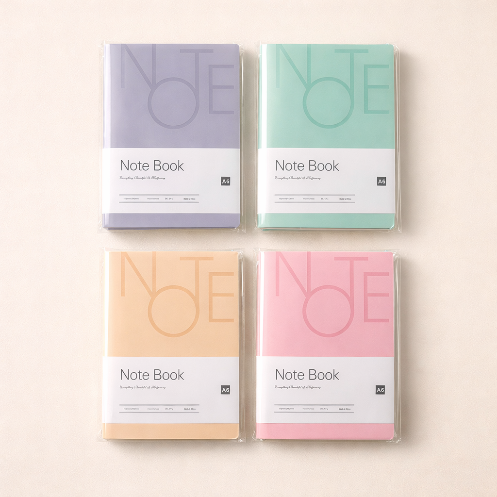 Libreta Lineal Colores Pastel