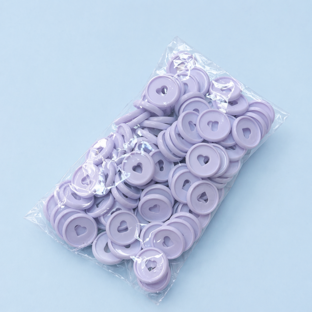 Argollas para Libreta en forma de corazón 2.4cm