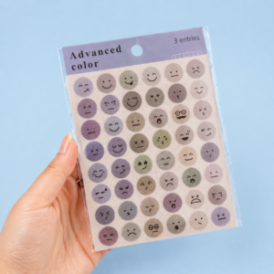 Etiquetas Adhesivas Caritas Felices y Tristes - Imagen 3