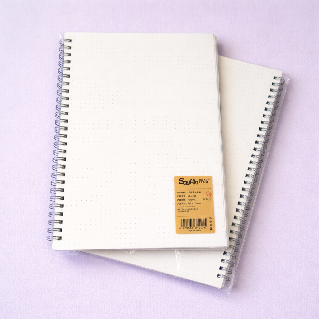 Libreta Transparente de Puntos B5