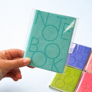 Libreta lineal texturizada Neon