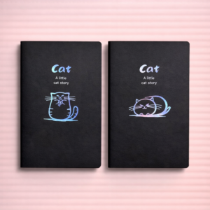 Libreta de Hojas Negras Cat holo - Imagen 3