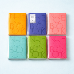 Libreta lineal texturizada Neon