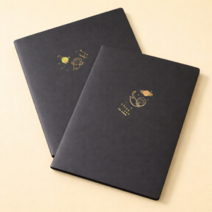 Libreta de Hojas Negras Gato Espacial, Grande - Imagen 3