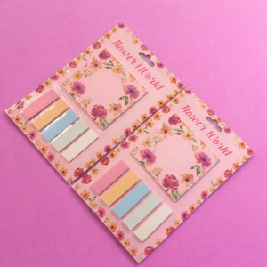 Set de Nota Adhesiva Flower World