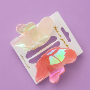 Set de  2 pinches Mariposa Aurora - Imagen 4