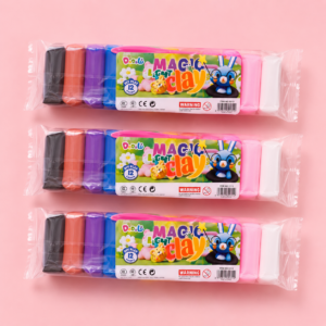 Masa Moldeable Magic Clay – Set 12 Piezas - Imagen 4
