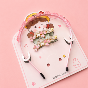 Set Cintillo y Pinches Flor de Perla