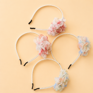 Cintillo Perla con flor 3d  - Imagen 5