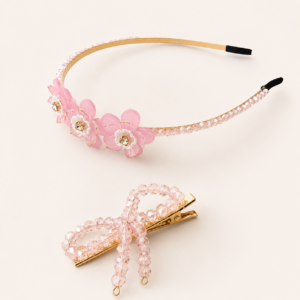 Set Cintillo y Pinches Cristalizados - Imagen 3