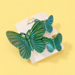 🦋 Pinza Triple Mariposa Tornasol - Imagen 5