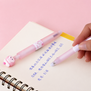 Set de 3 Lápices Borrables Conejito Rosa - Imagen 4