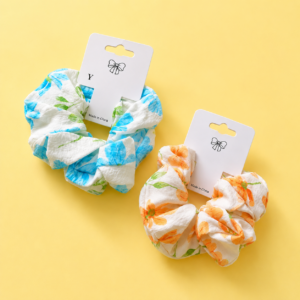 Scrunchie Flores Pastel - Imagen 5