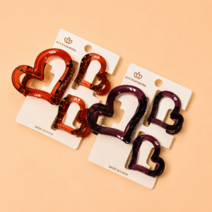 Set de 1 Pinche Grande + 2 Mini Corazones - Imagen 3