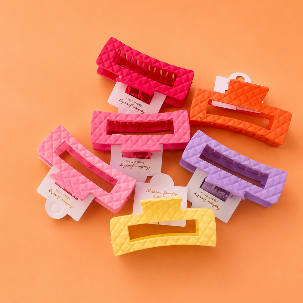 Pinza Rectangular Pastel Grande
