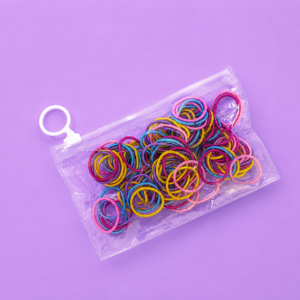 Set de 100 Elásticos Coloridos para Cabello - Imagen 2