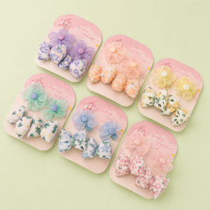 Set Pinches Flores Pastel - Imagen 1
