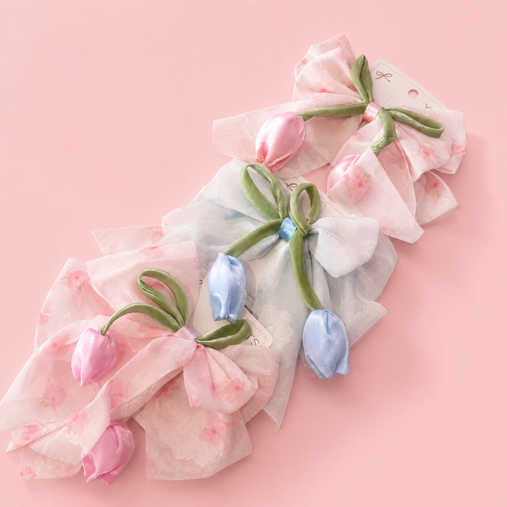 🌷 Lazo Moño Tulipán Encantado