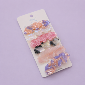 Set de 6 Mini Pinzas Conchitas Kawaii - Imagen 3