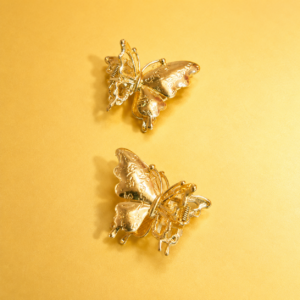 Set Mini pinches Mariposa Dorada | 2 Piezas - Imagen 3