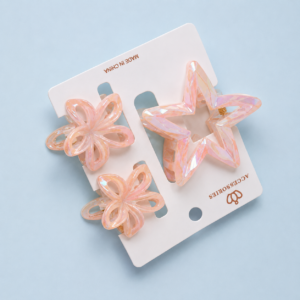 Set de Pinches Estrella y Flor Estrella Sakura - Imagen 4