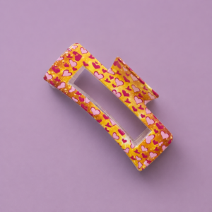 Pinche Rectangular Corazones Coquette - Imagen 5